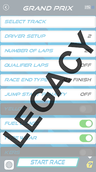 APP RACE CONTROL (LEGACY)
