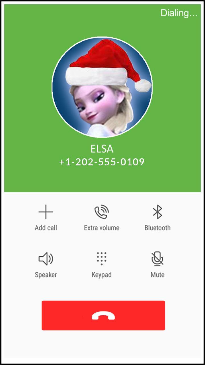 Elsa The princess Fake Call