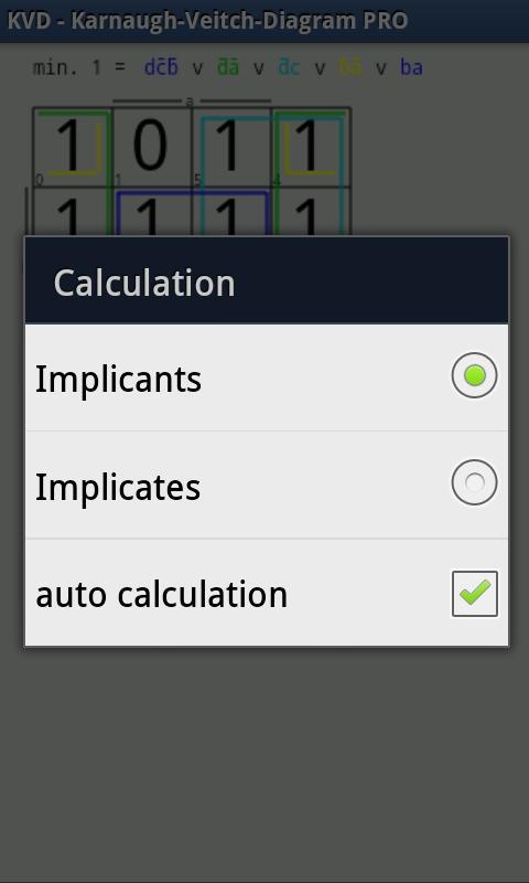 KVD - Karnaugh-Veitch-Diagram