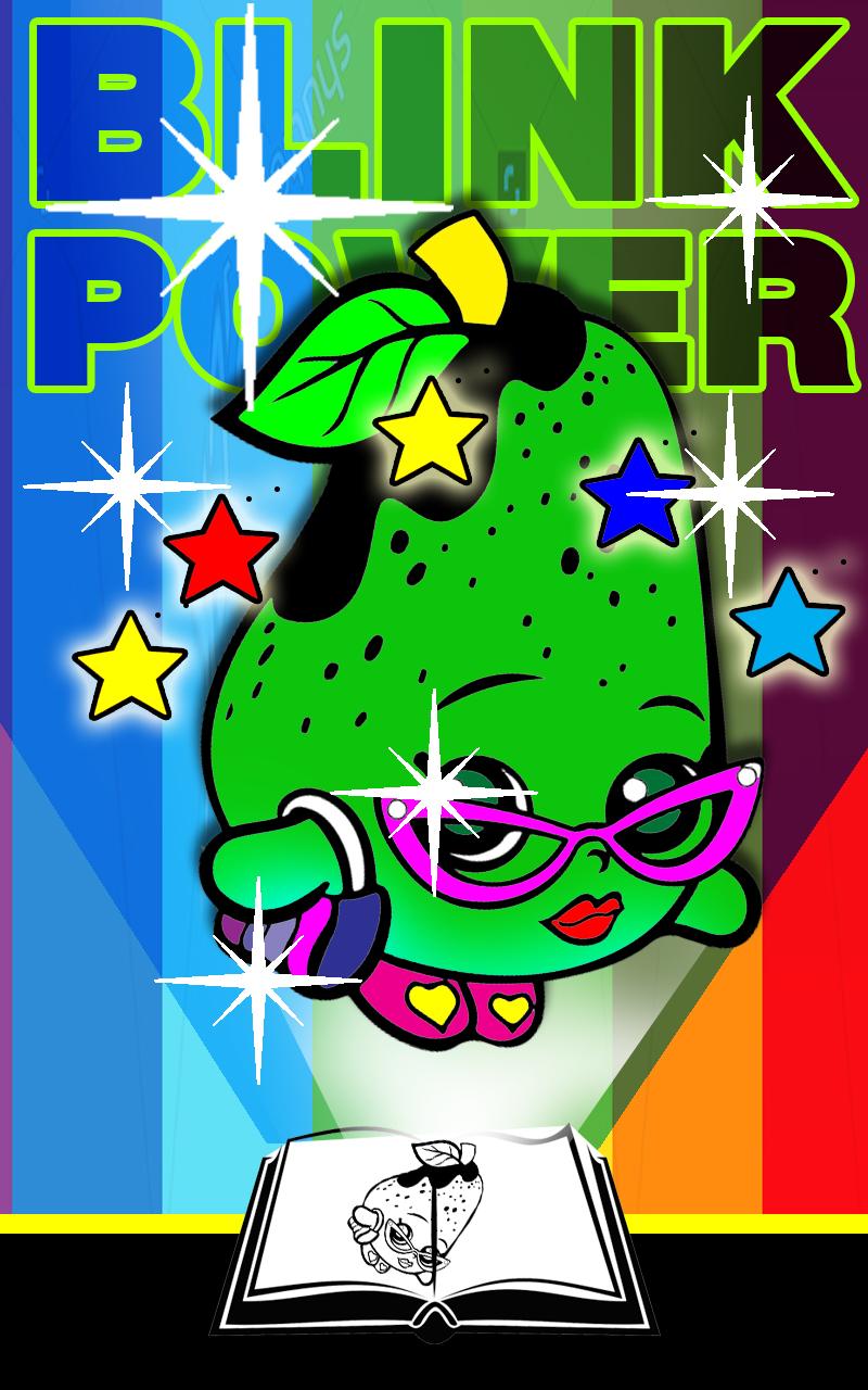 Cartoon Kid Coloring Shopkin