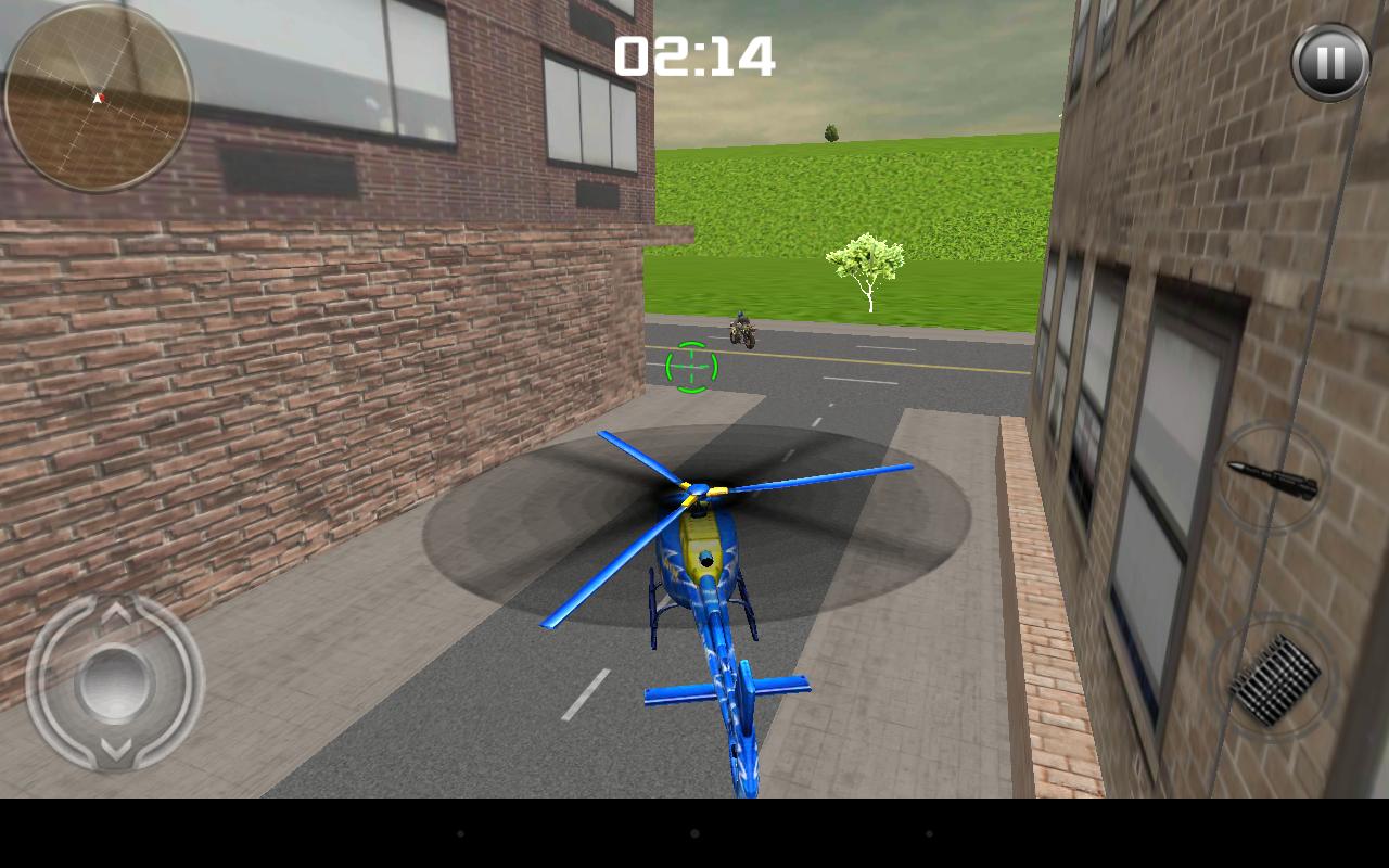 Helicopter Shooter Moto Chase