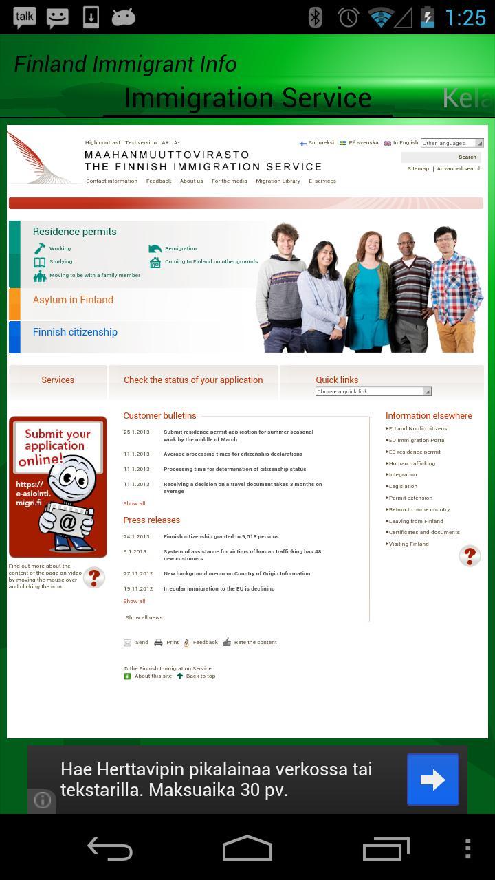 Immigration Info Finland