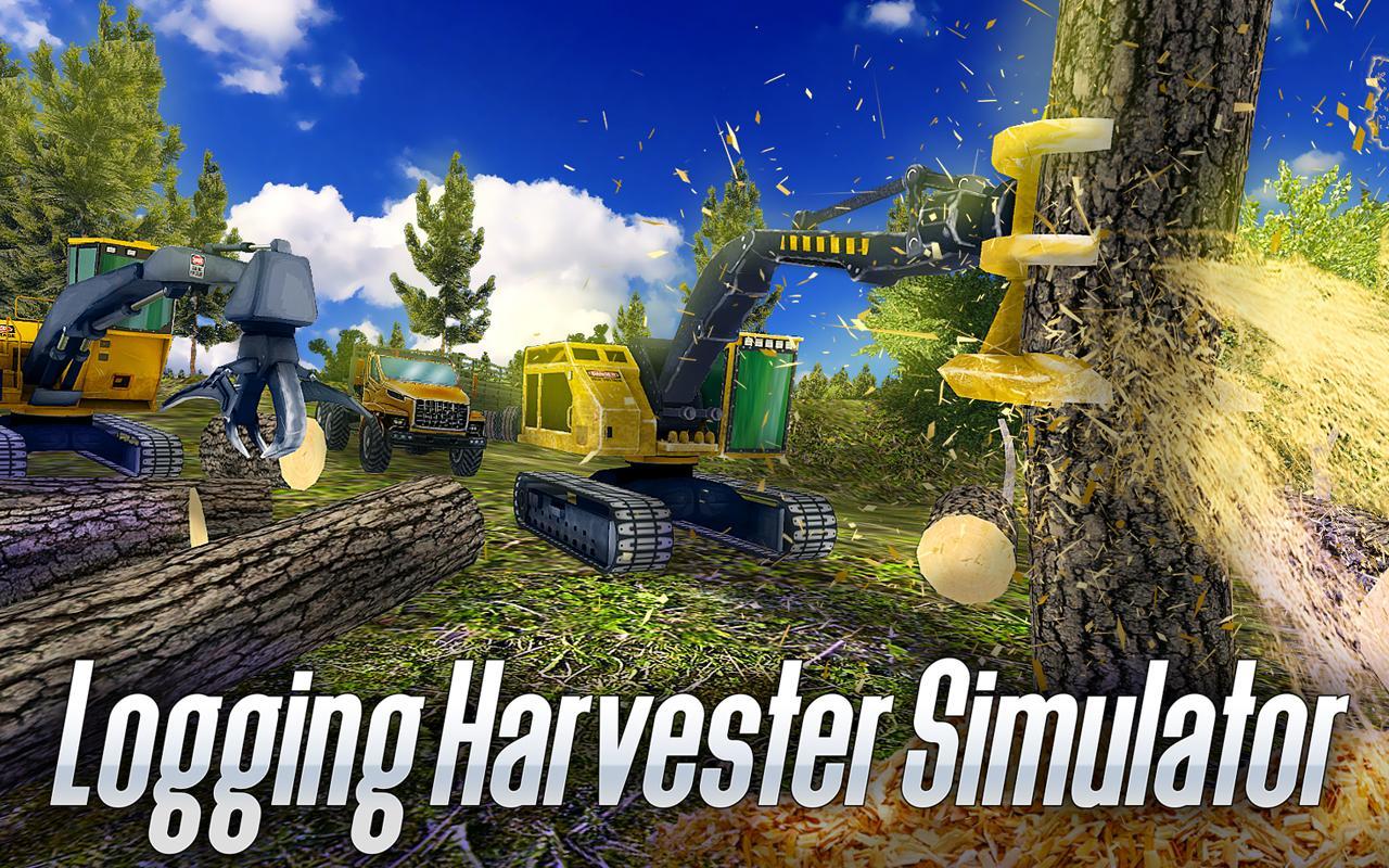 Logging Harvester Truck