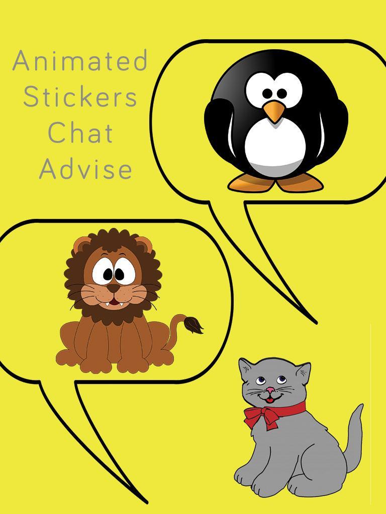 Animated Stickers Chat Advise