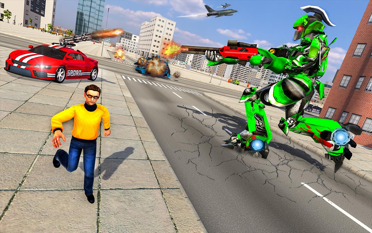 US Army Monster Truck Robot Transformation