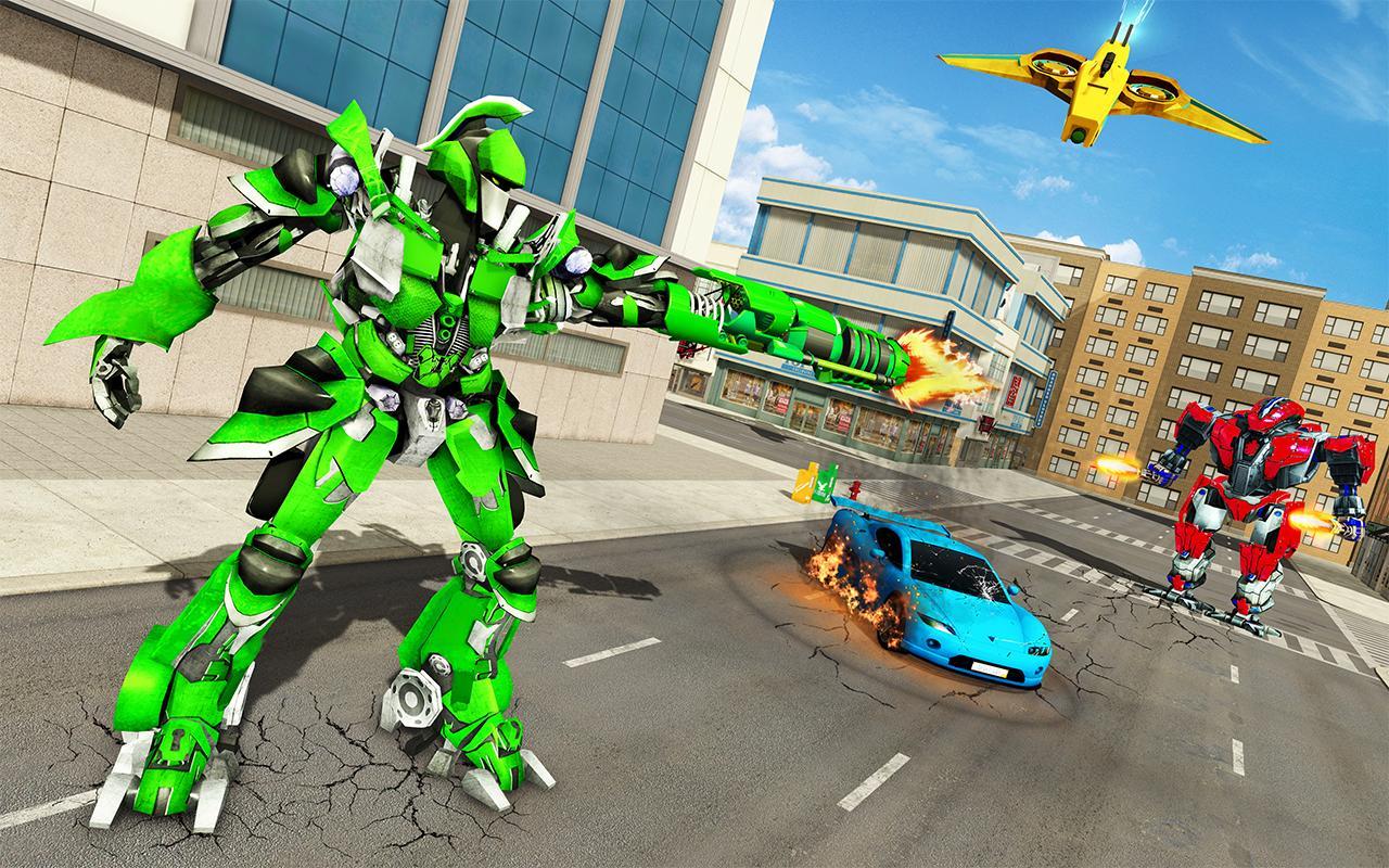 US Army Monster Truck Robot Transformation