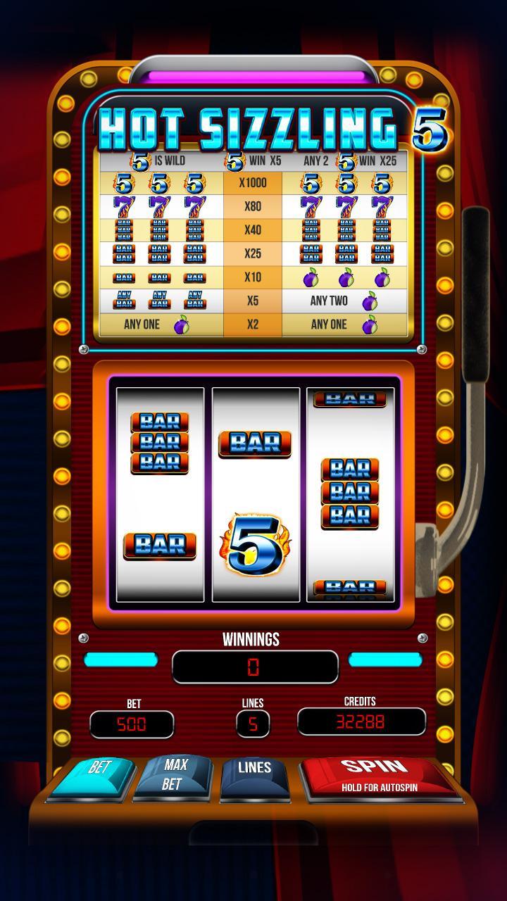 Hot Sizzling 5 Slot Machine