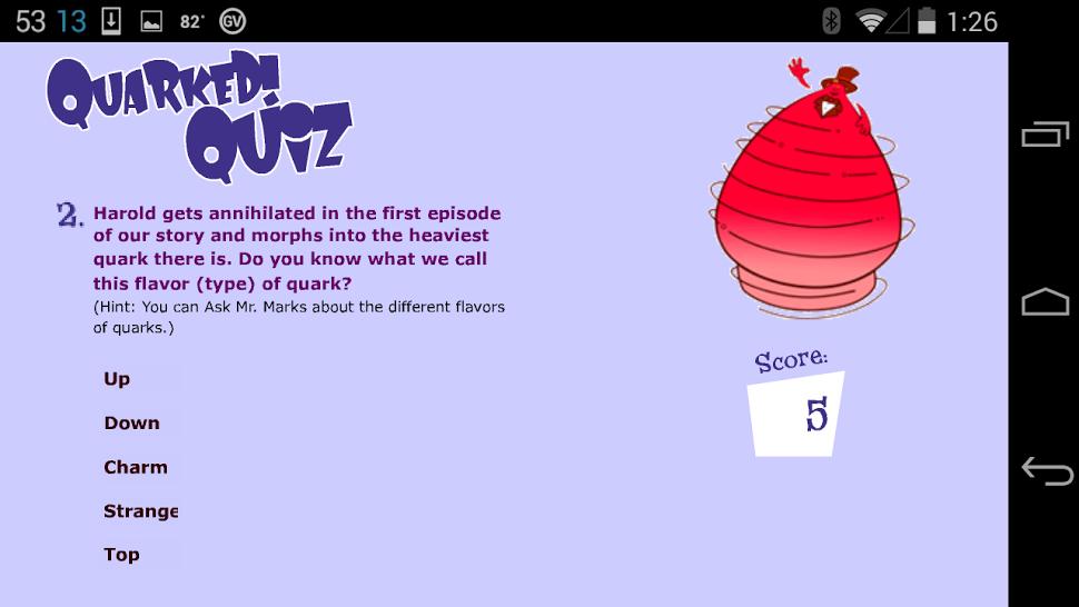 Quarked! Quiz