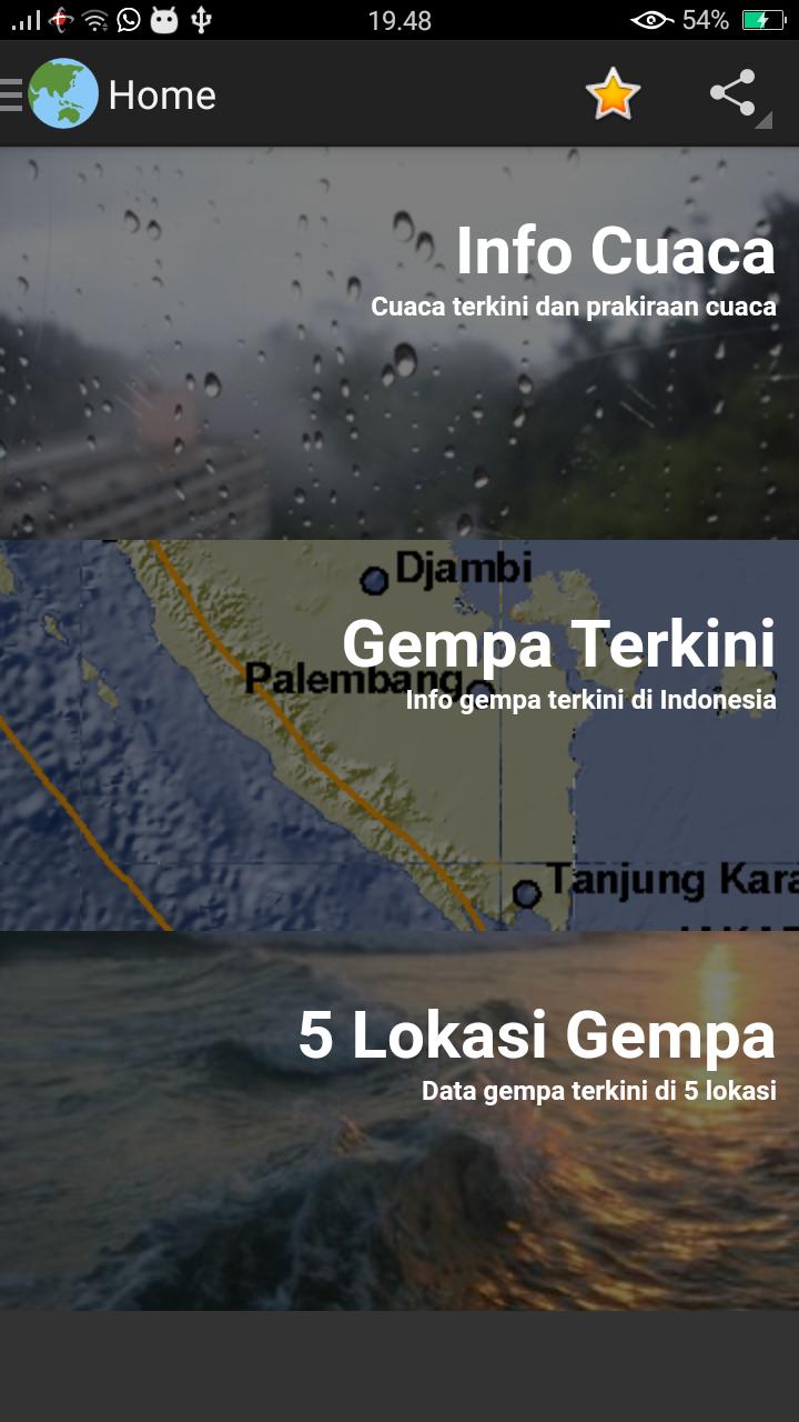 Info Gempa Bumi Terkini dan Cu