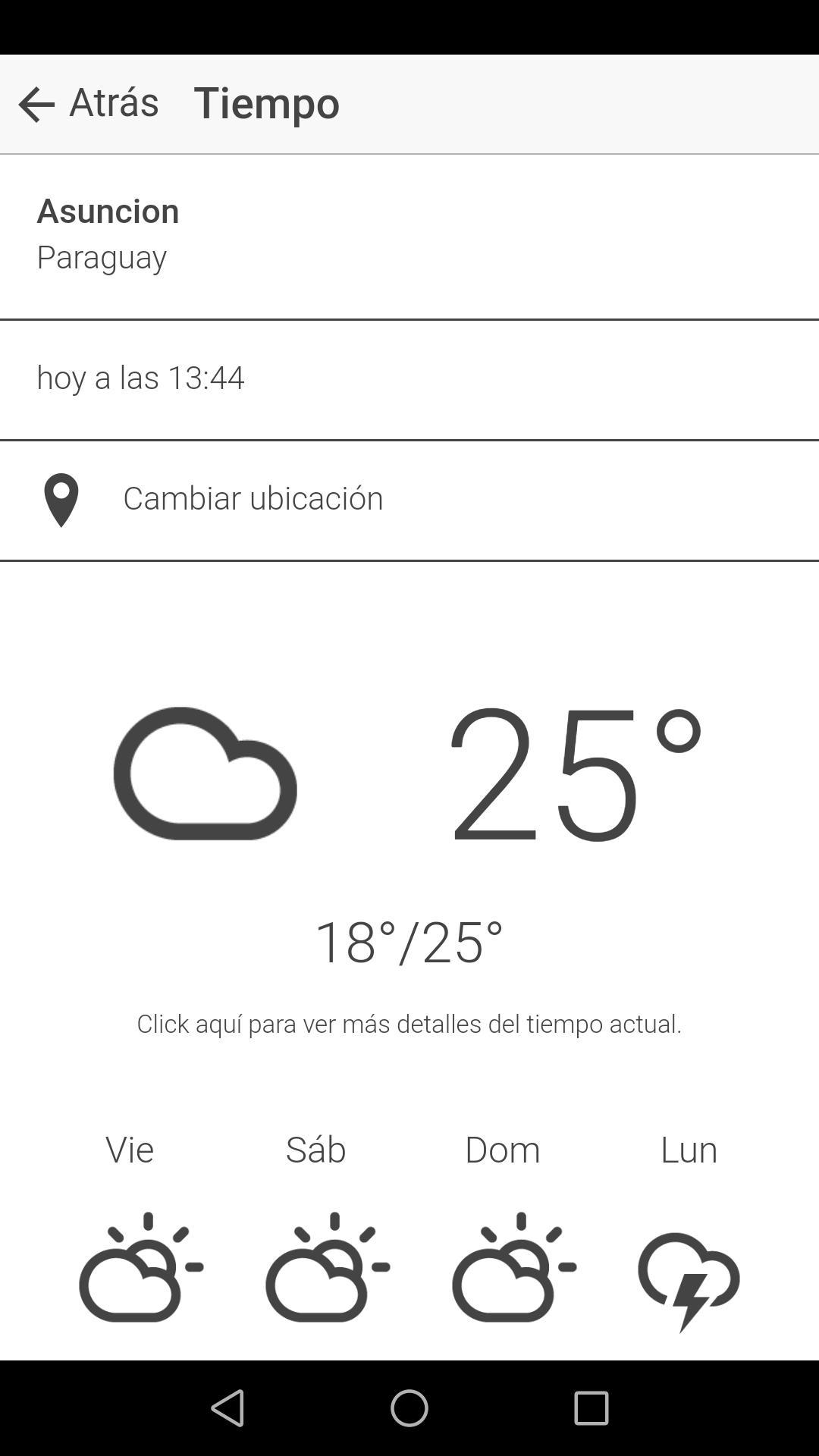 clima de paraguay