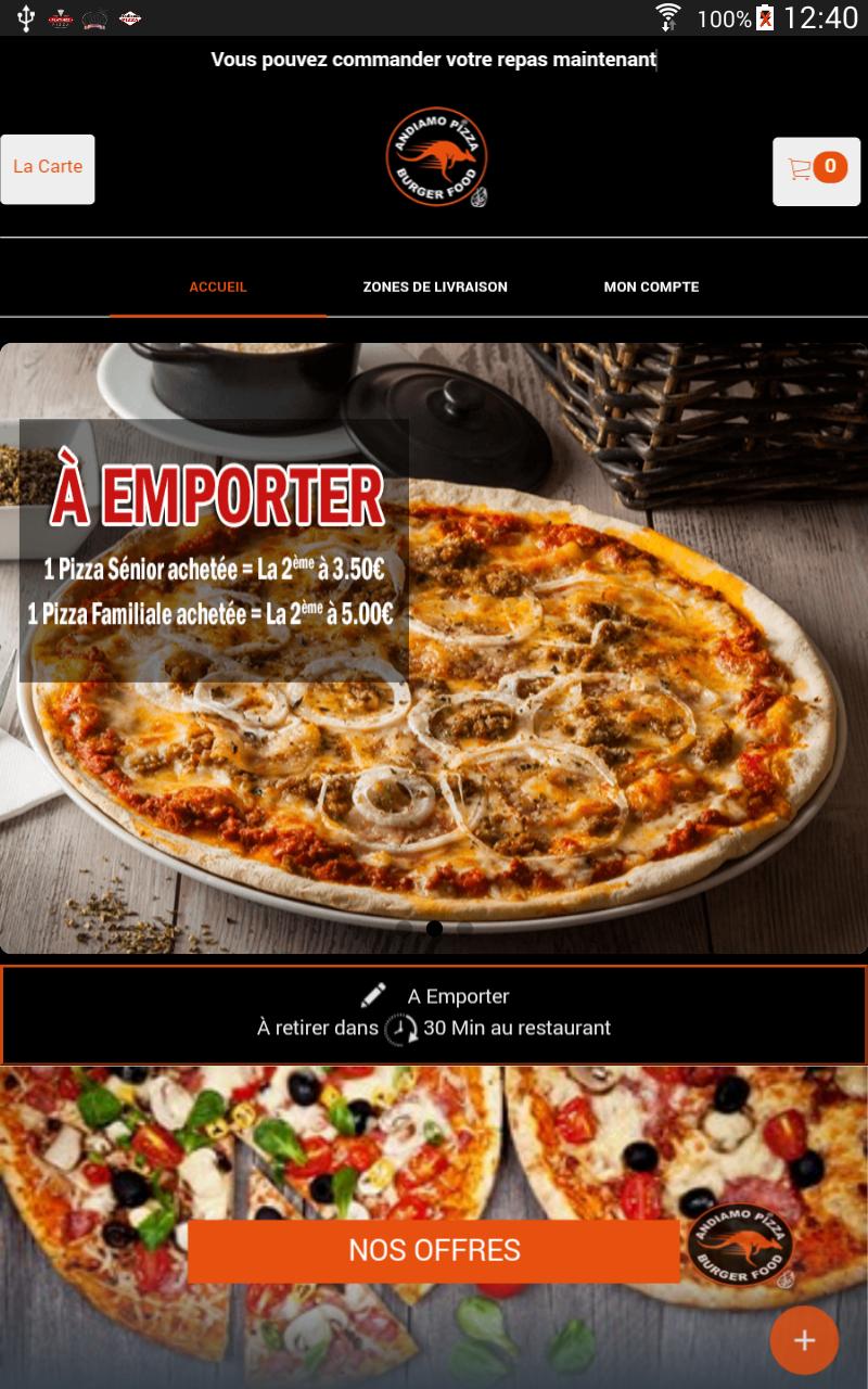 Andiamo pizza Maison Alfort