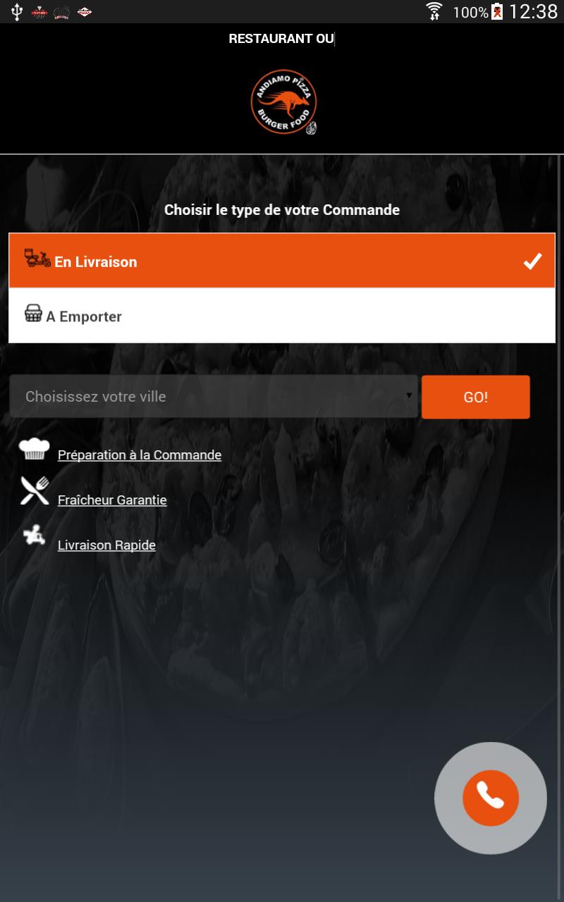 Andiamo pizza Maison Alfort