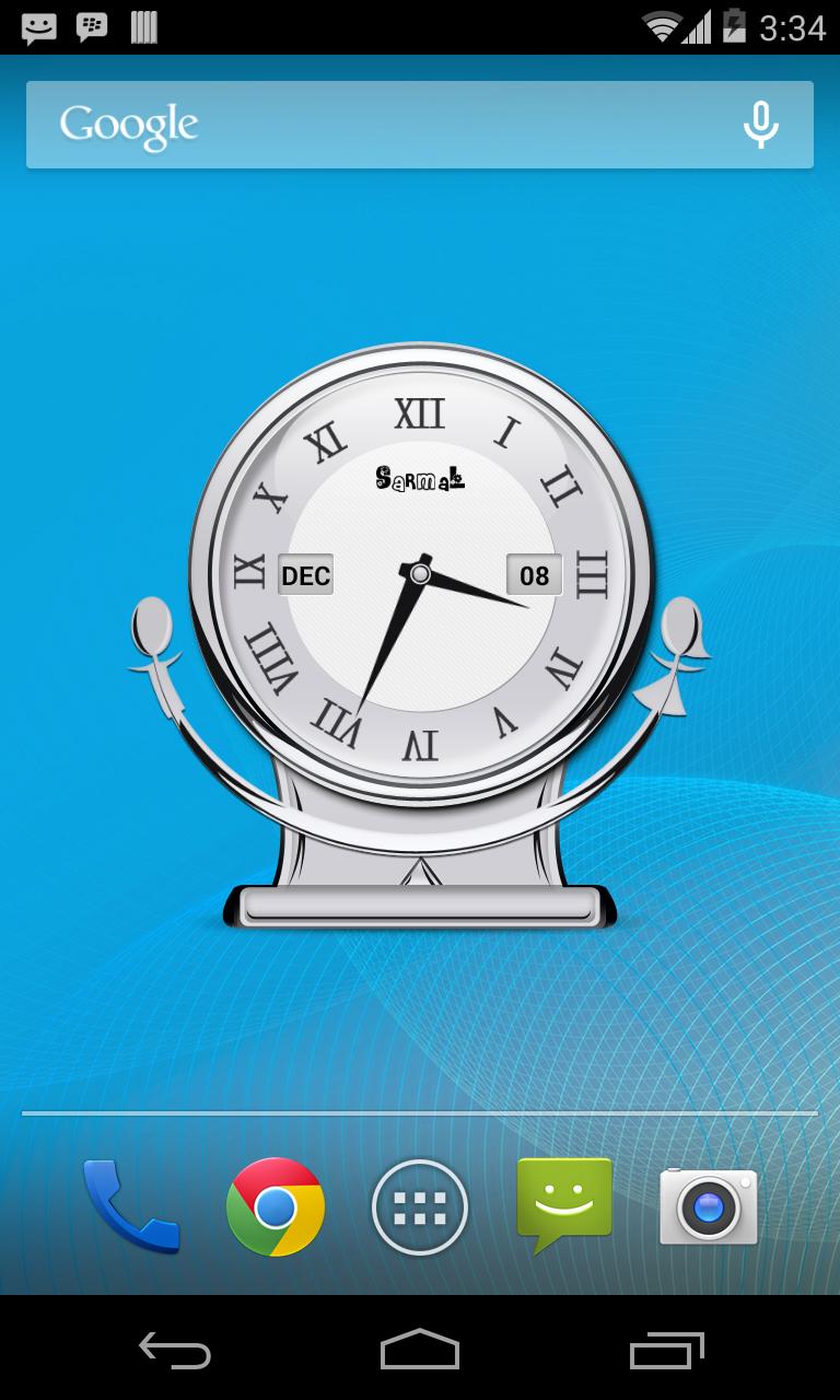 pendulum clock widget