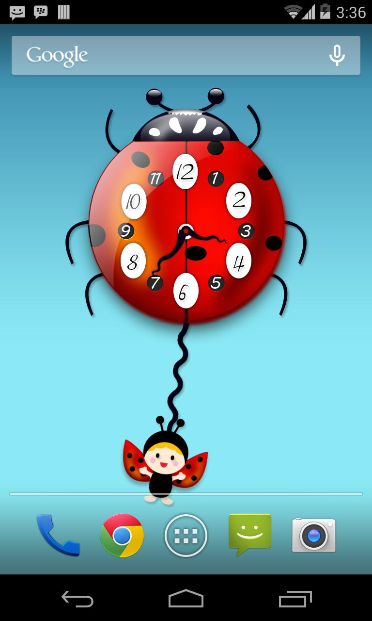 pendulum clock widget