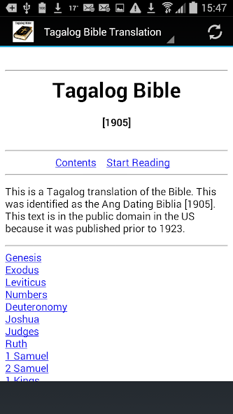 Tagalog Bible Translation