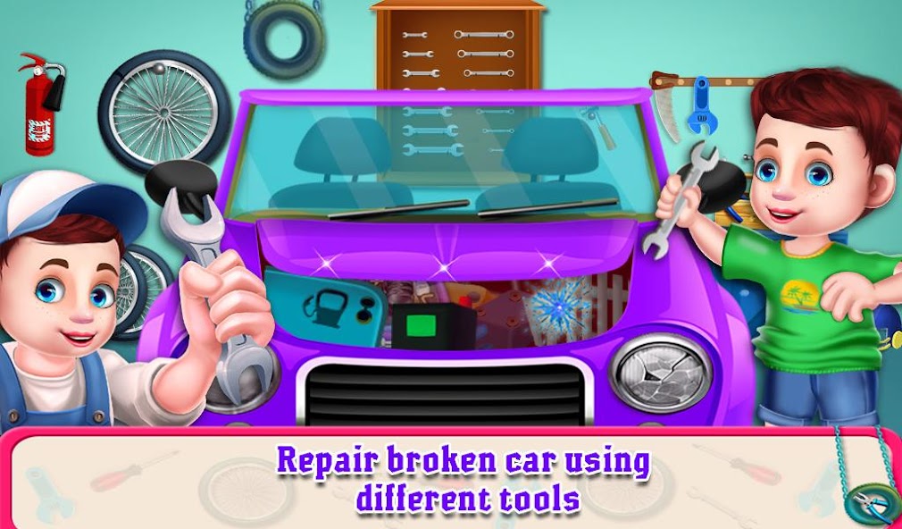 Car Garage Repair Workshop