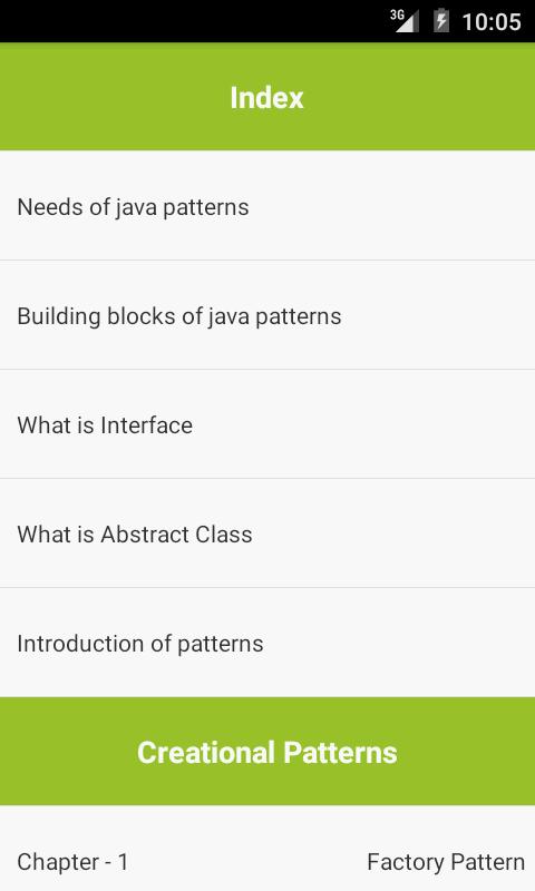 Java Programming Patterns