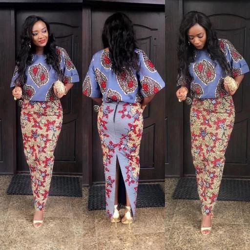 Ankara Fashion Skirts and Blouses Styles