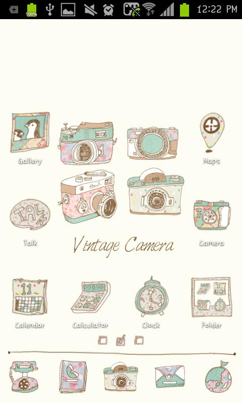 V.t Camera GO launcher theme