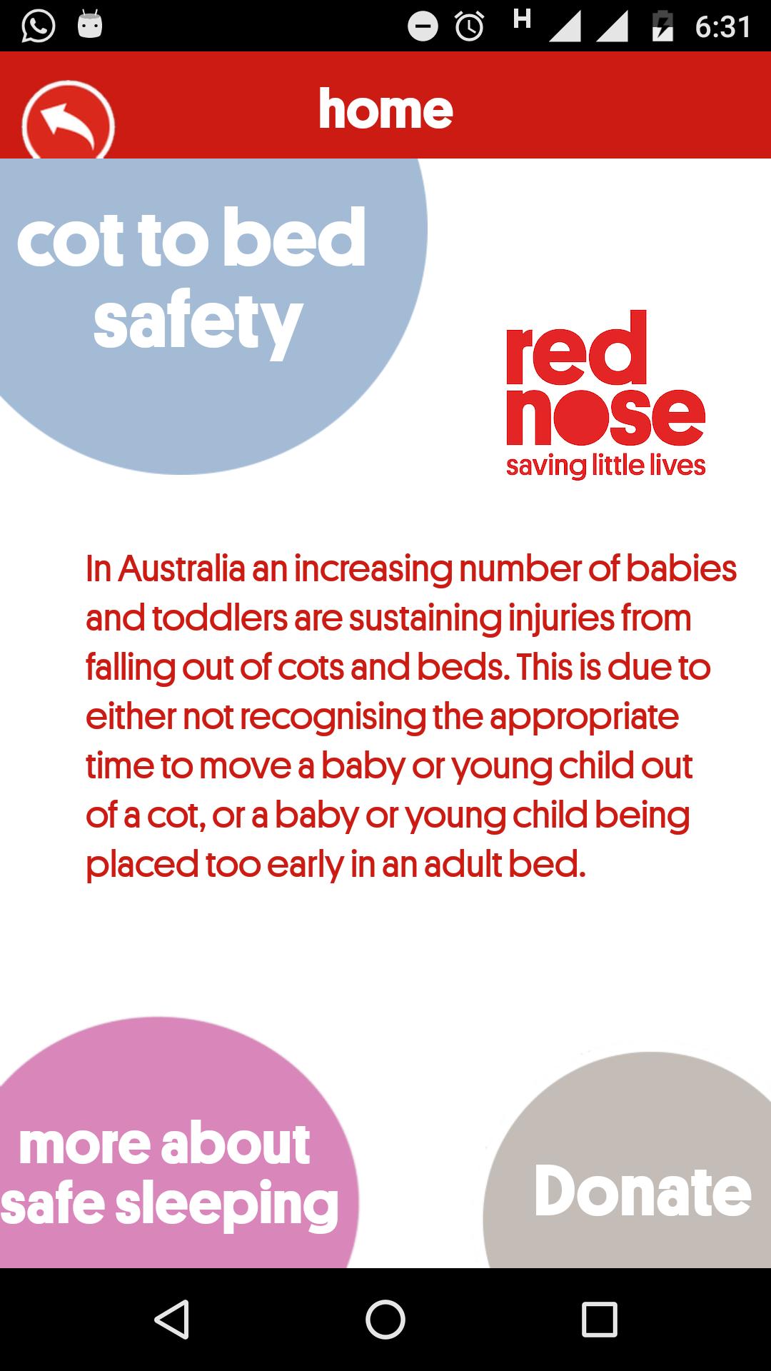 Red Nose Cot-to-Bed Safety