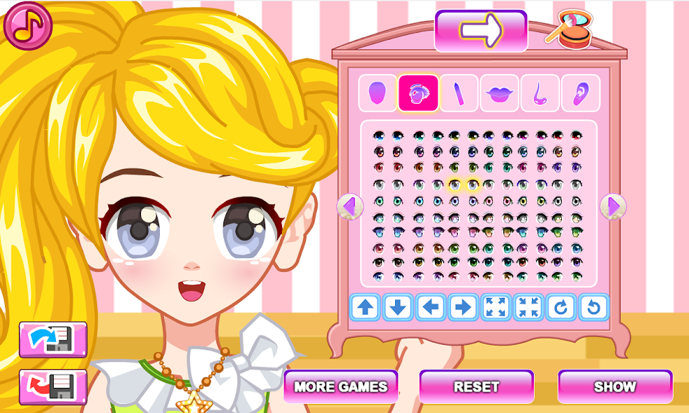 Dress Up Manga Wardrobe