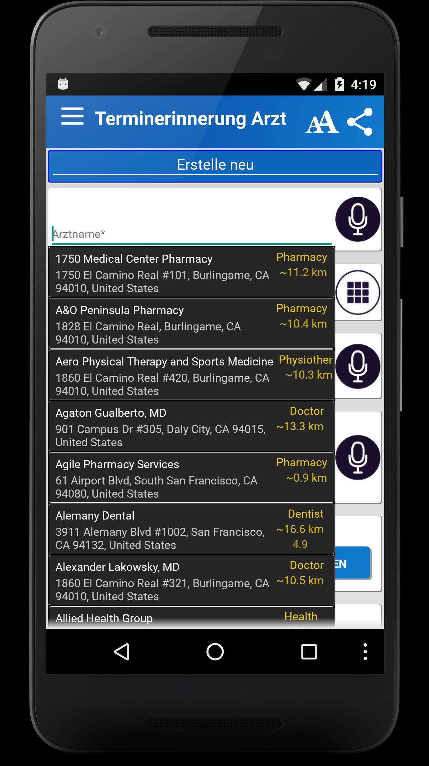 Terminerinnerung Arzt Lite