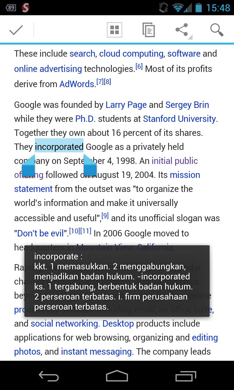 Smart Kamus English Indonesian