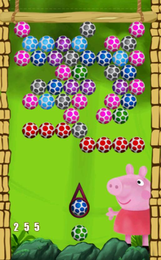 Peppy Pig Bubble Shoot