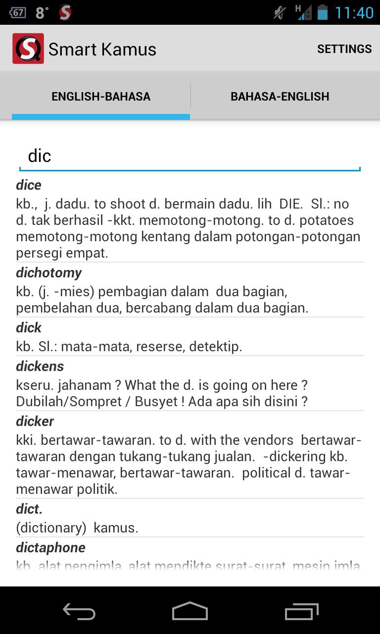Smart Kamus English Indonesian