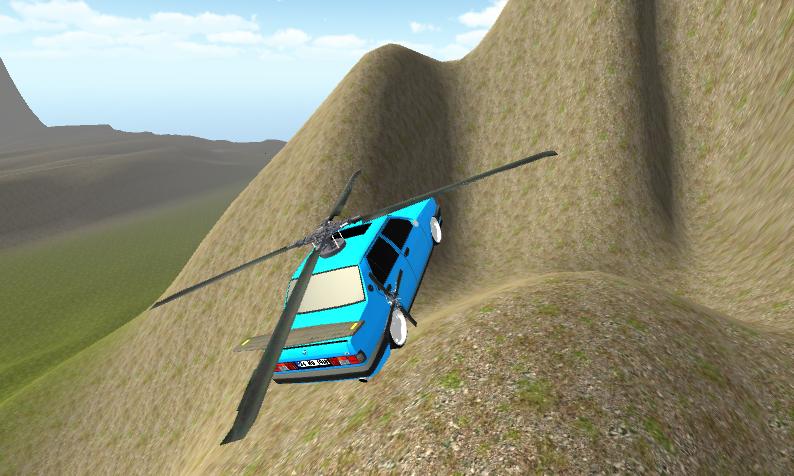 Flying Car : Helicopter Car 3D