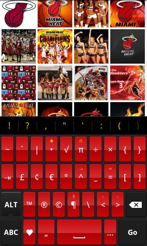 Hot Heat - HD Keyboard Theme