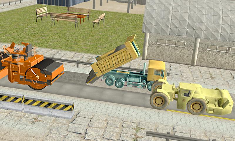 Road Builder Construction Site