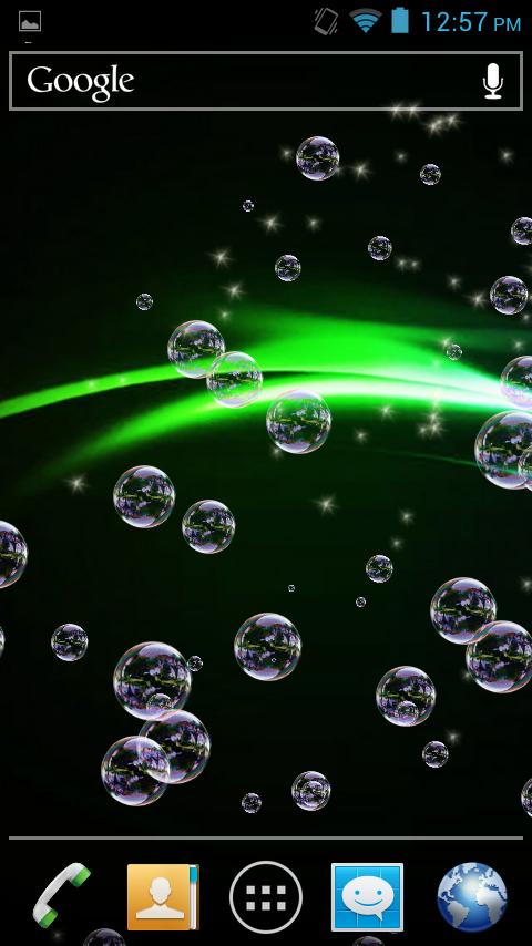 Bubble Falling Live Wallpaper