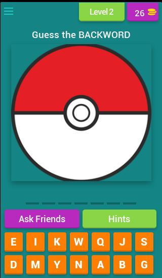 What's the BACKWORD?