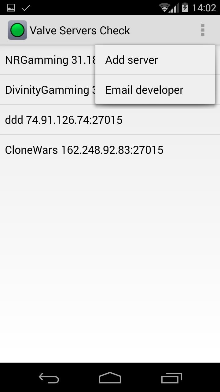 Gmod/CS/TF2 servers status