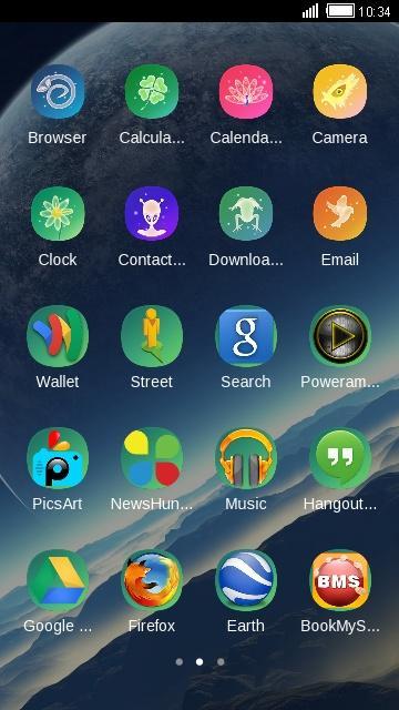 Secret Sky C Launcher Theme