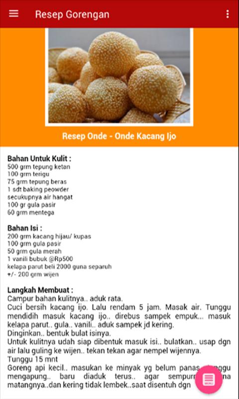 RESEP GORENGAN LEZAT