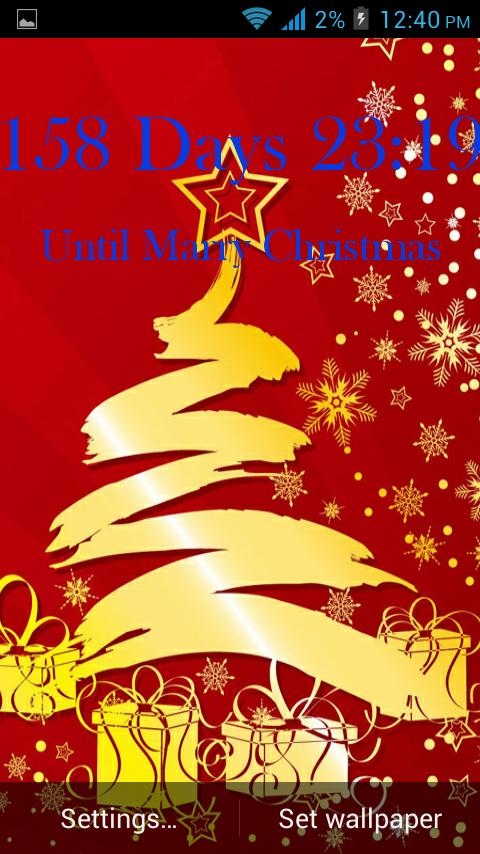 Countdown Live Wallpaper