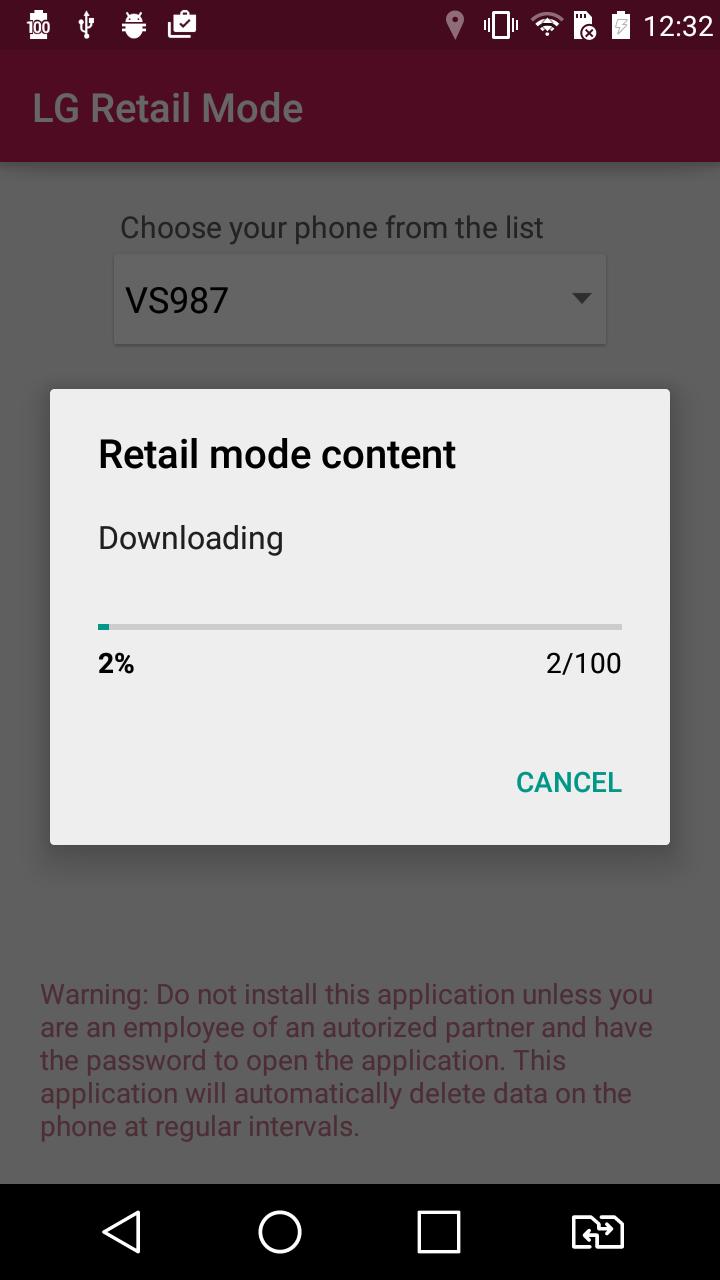 LG Retail Mode ODM