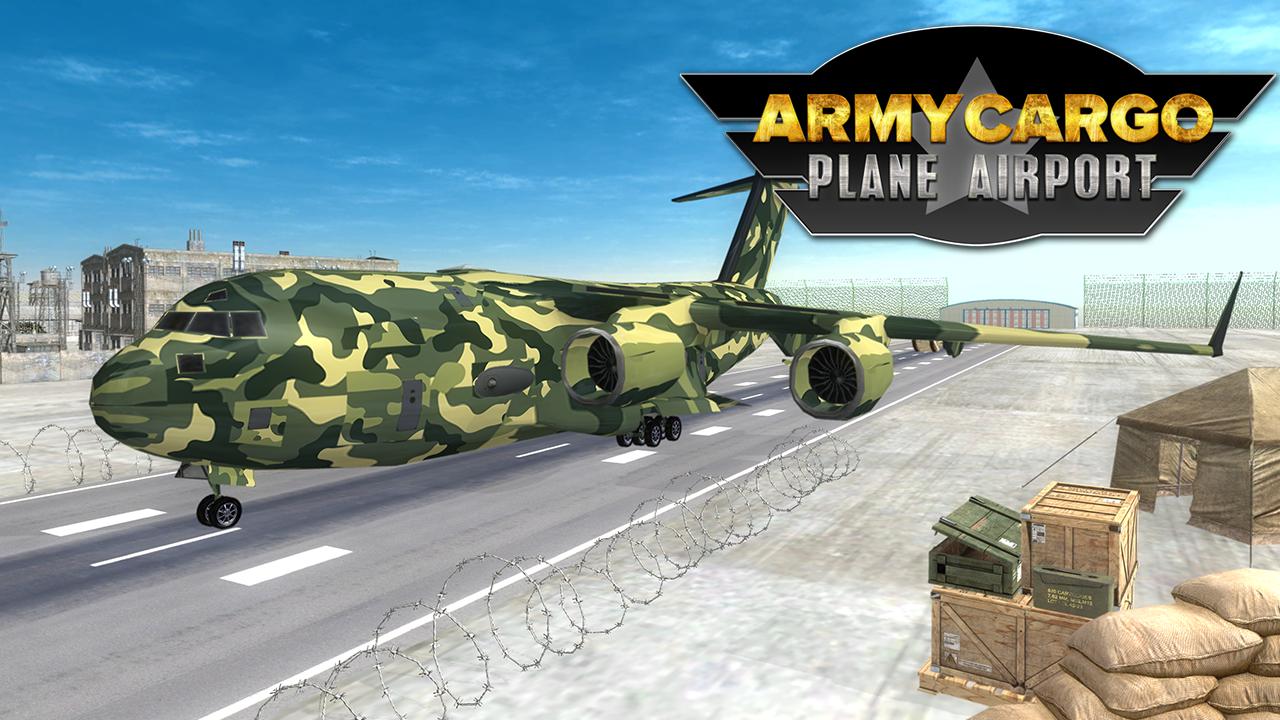 Army Cargo Plane Airport 3D