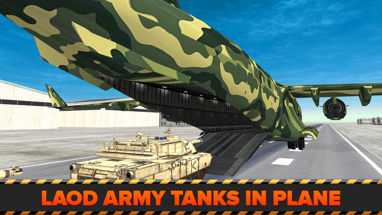 Army Cargo Plane Airport 3D