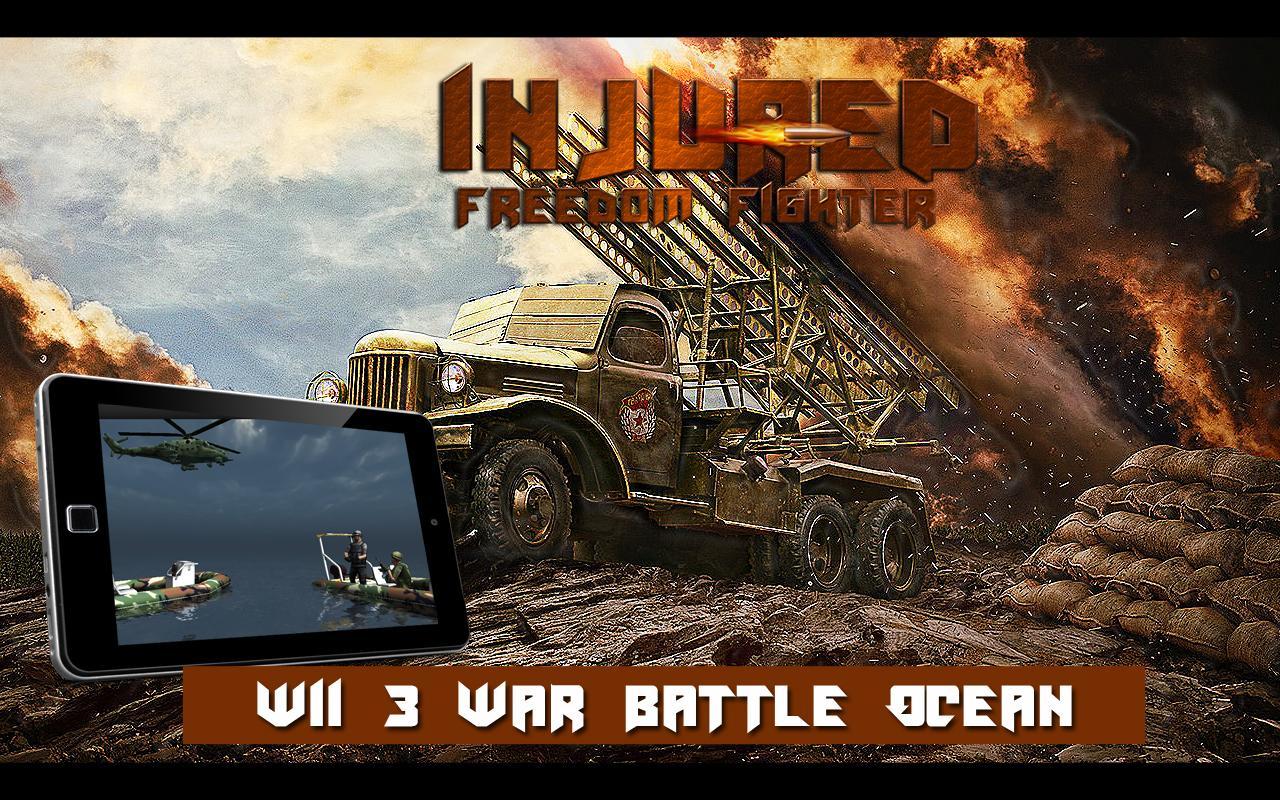 Injured Freedom fighter