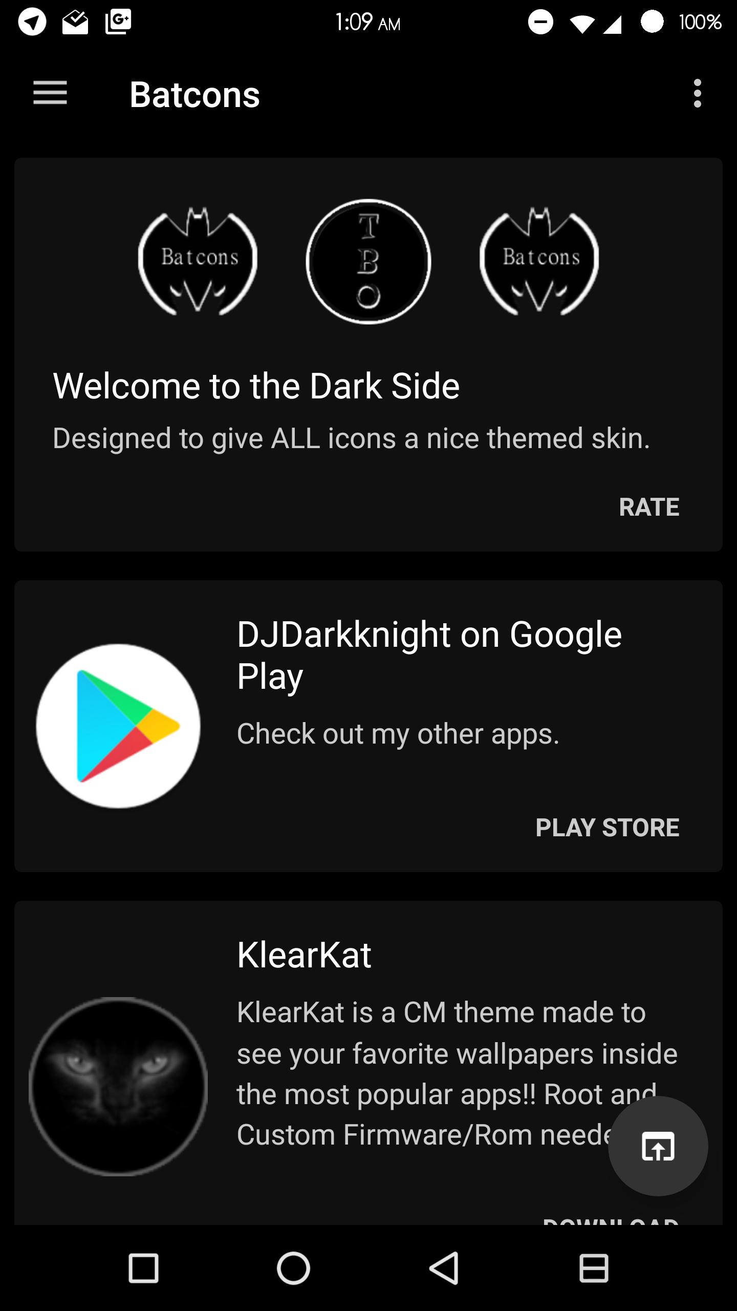 Batcons Launcher Icon Skins