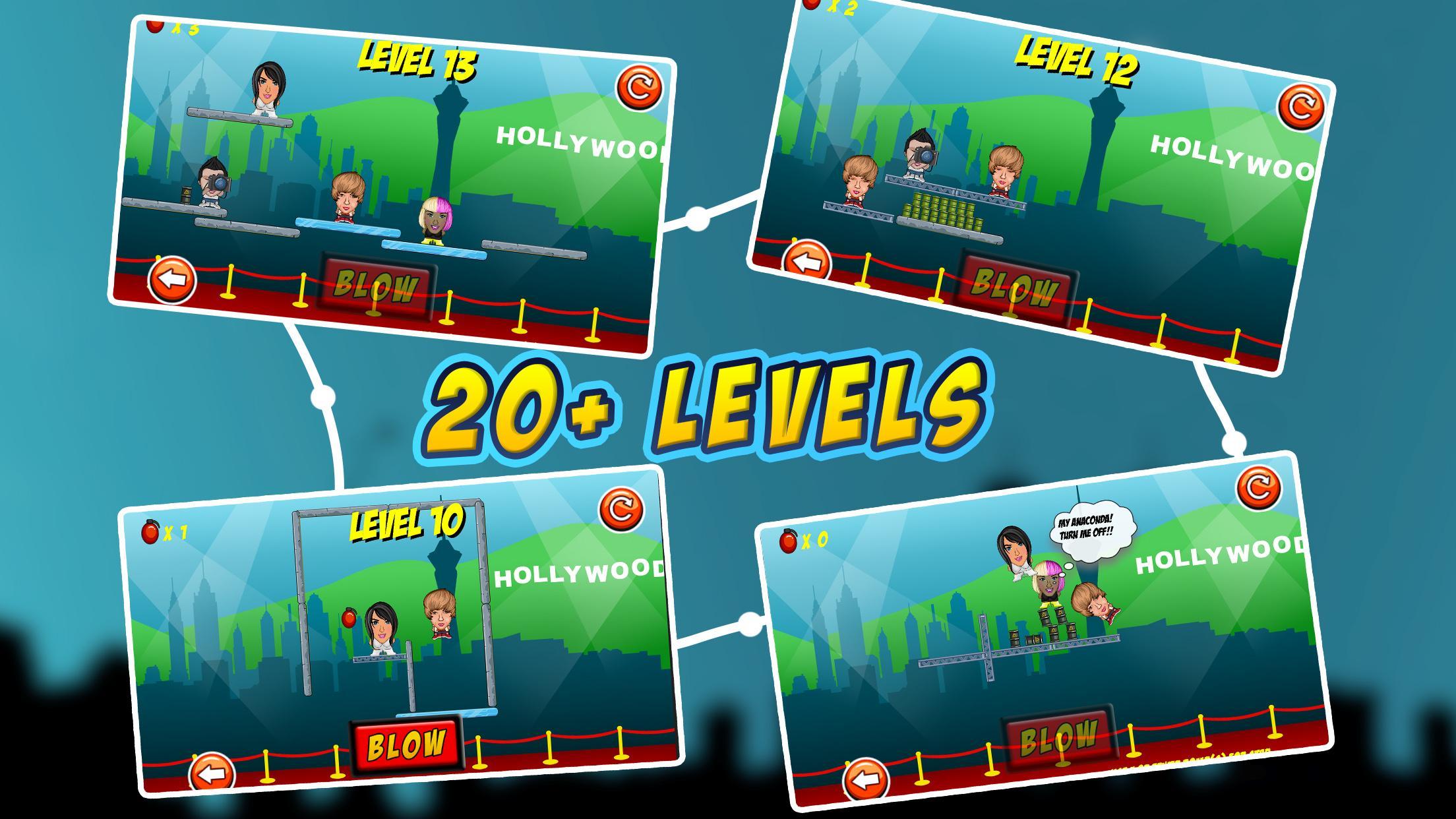 Blow Up Hollywood Celebrities