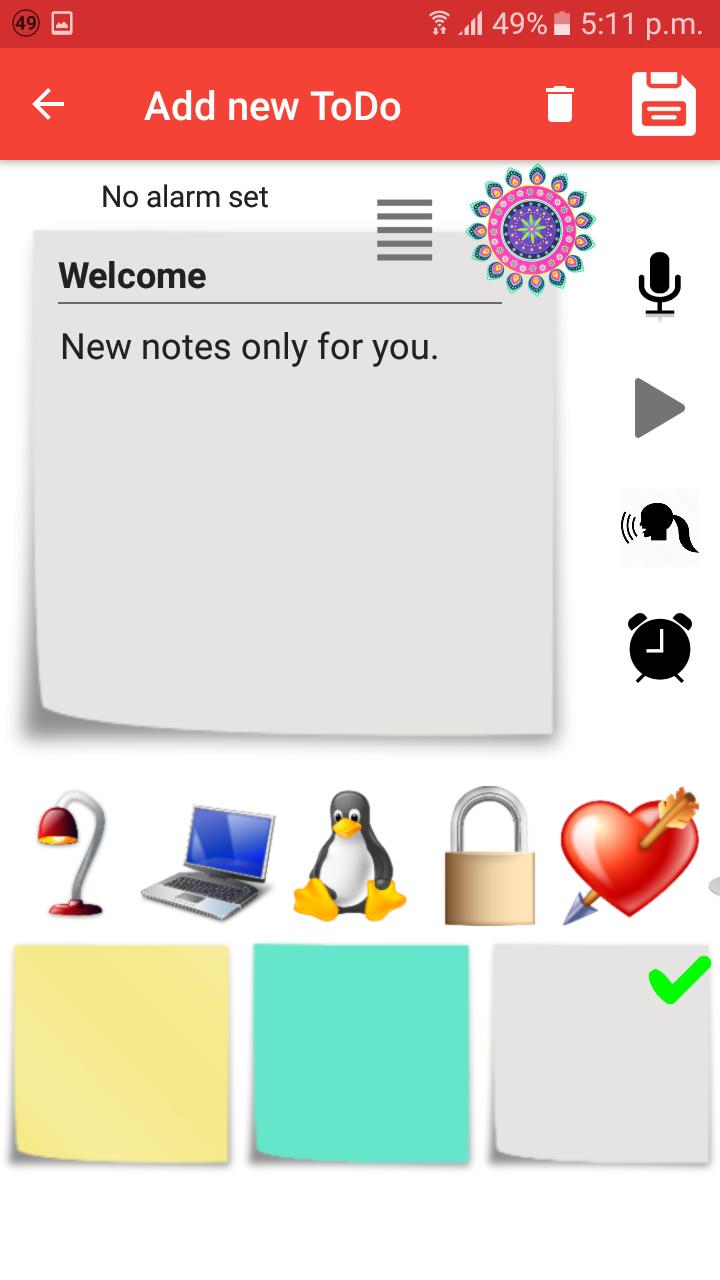 Notepad  Alarm Reminder