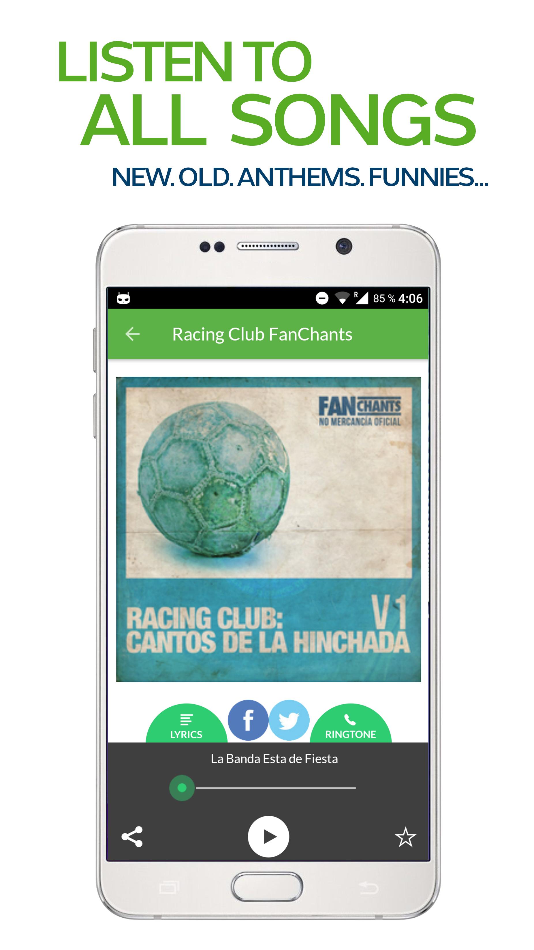 FanChants: Racing Fans Songs &