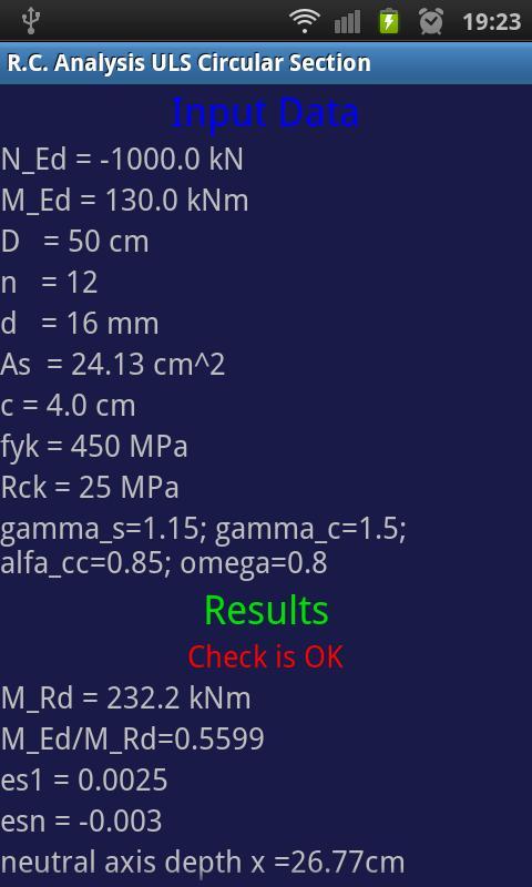 R.C. Analysis Circular S. demo