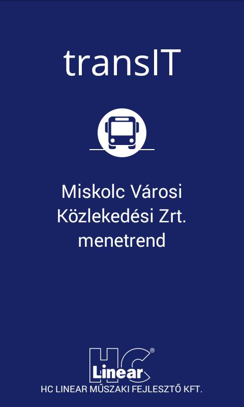 transIT menetrend: MVK Zrt.