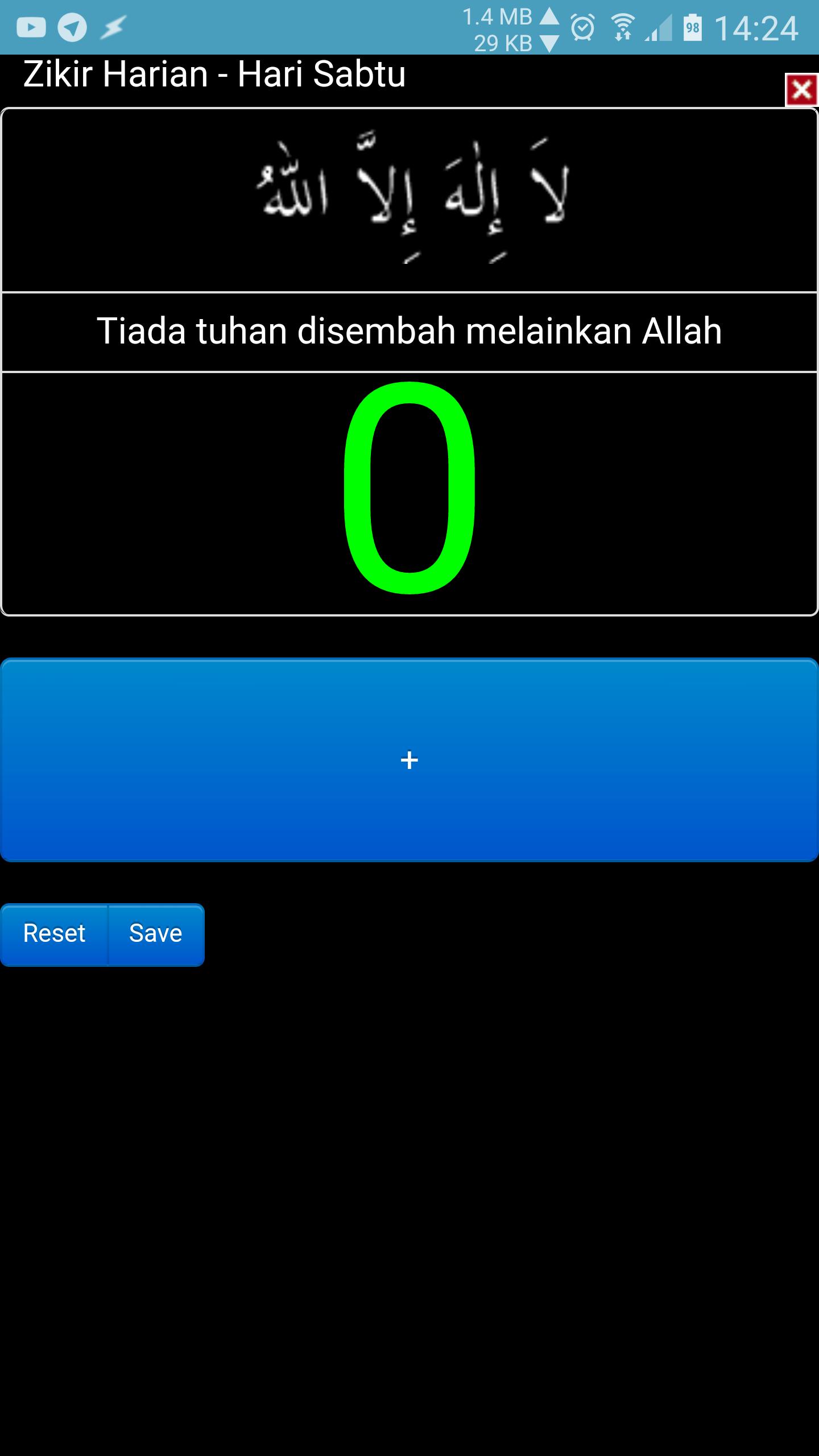 Zikir Harian + Tasbih