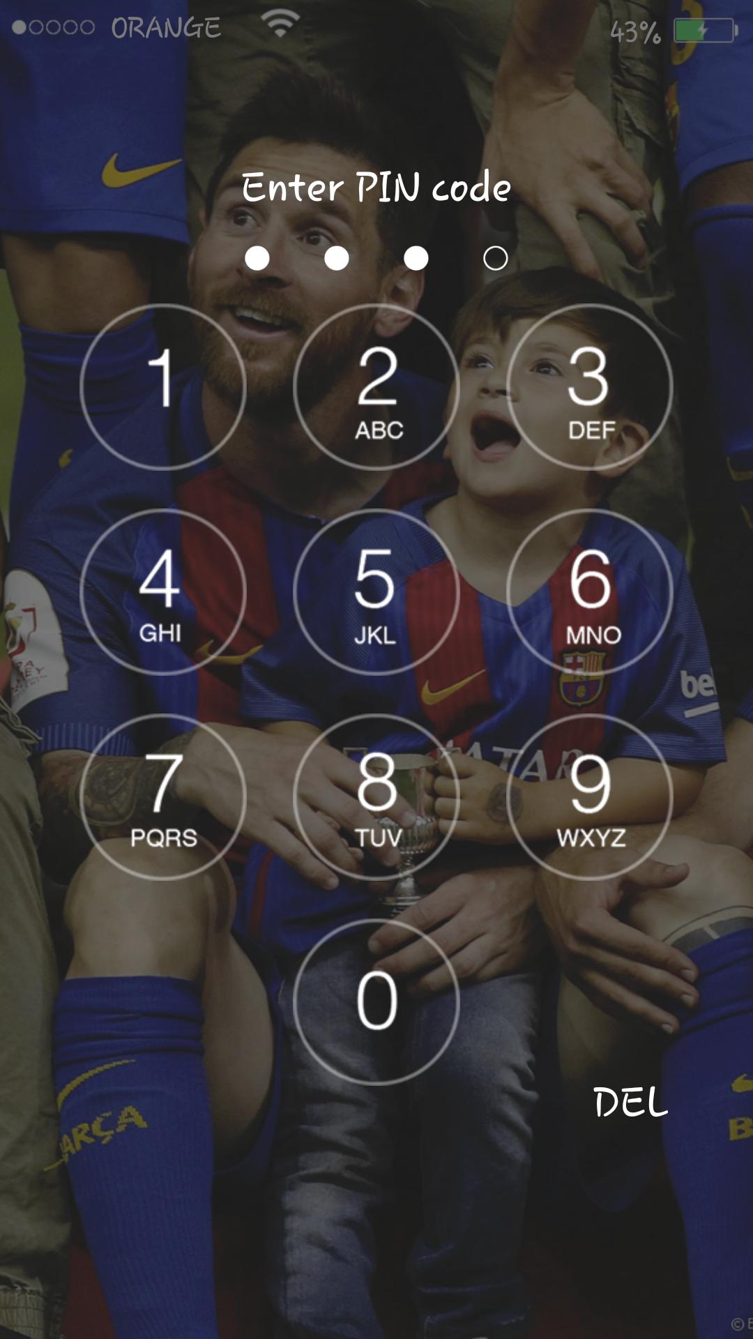 Messi Lockscreen Live Wallpaper 2018
